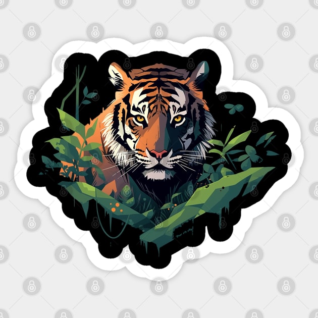 tiger Sticker by skatermoment